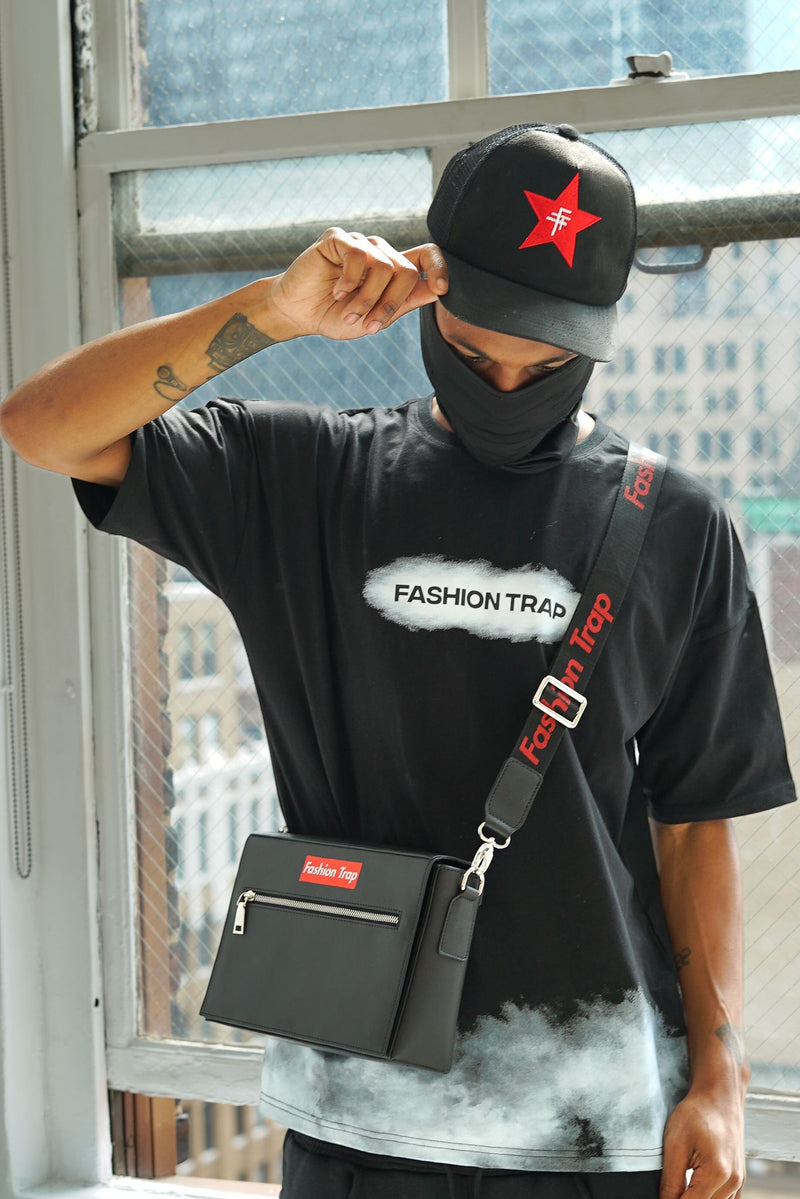 Fashion Trap Clutch Leather Bag